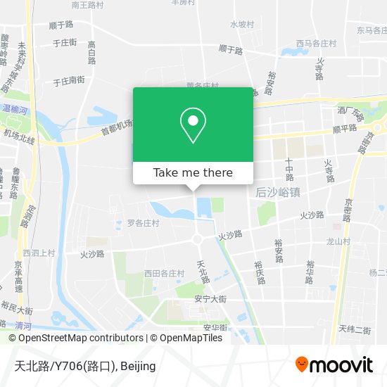 天北路/Y706(路口) map