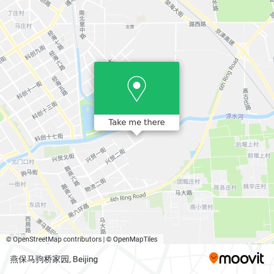 燕保马驹桥家园 map