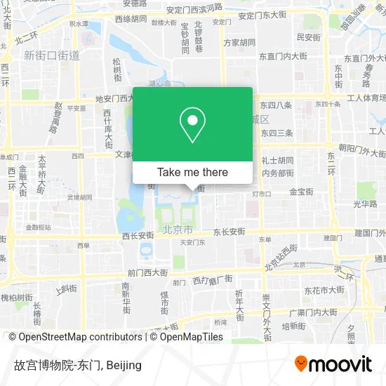 故宫博物院-东门 map
