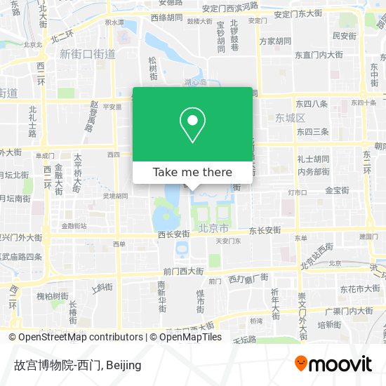 故宫博物院-西门 map