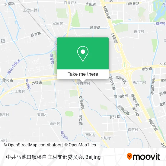 中共马池口镇楼自庄村支部委员会 map