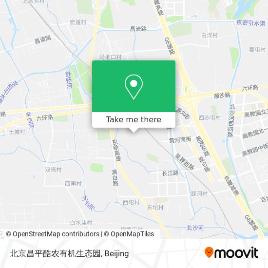北京昌平酷农有机生态园 map