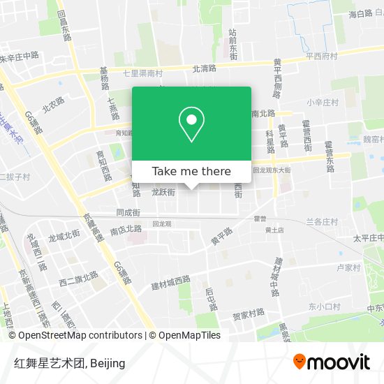 红舞星艺术团 map