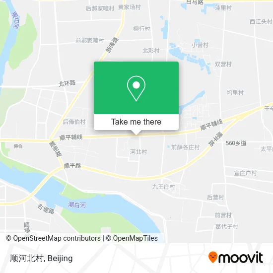 顺河北村 map