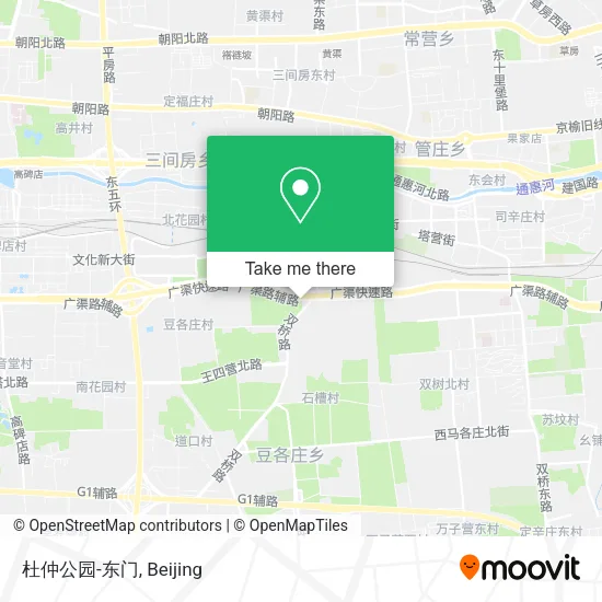 杜仲公园-东门 map