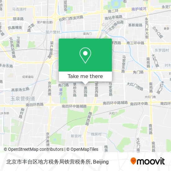北京市丰台区地方税务局铁营税务所 map
