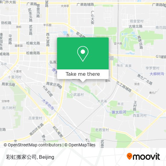 彩虹搬家公司 map