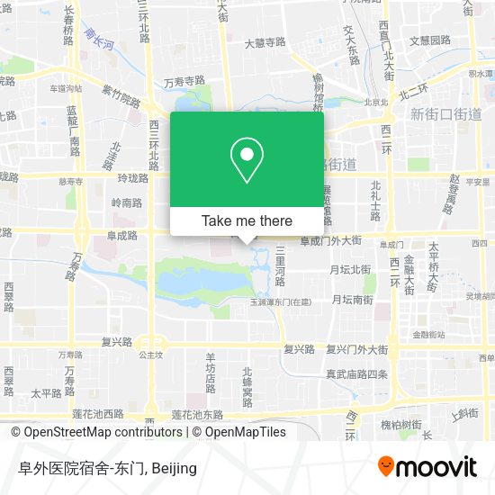 阜外医院宿舍-东门 map