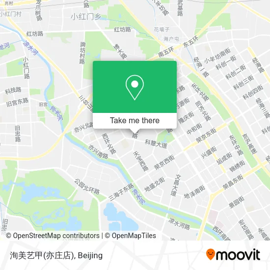 洵美艺甲(亦庄店) map