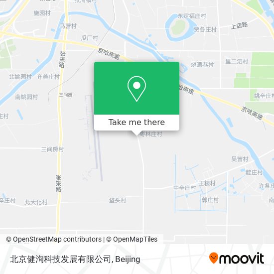 北京健洵科技发展有限公司 map