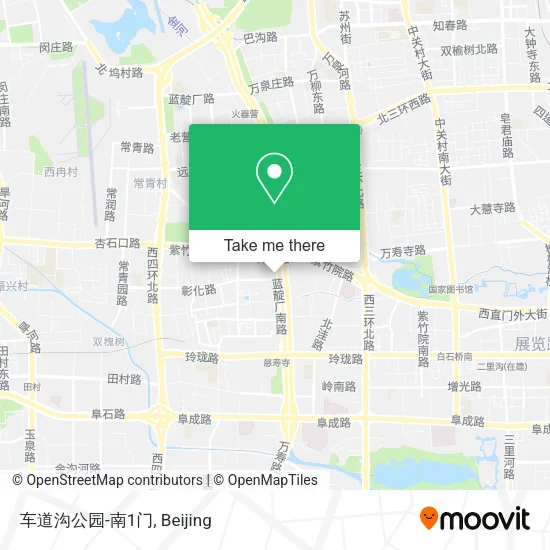 车道沟公园-南1门 map