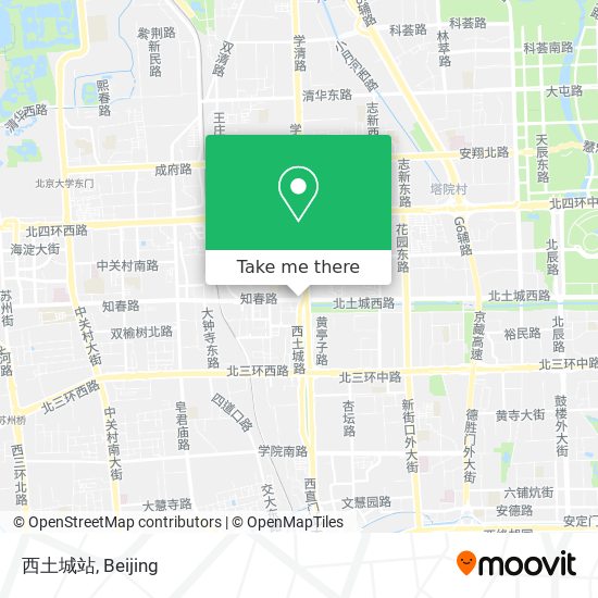西土城站 map