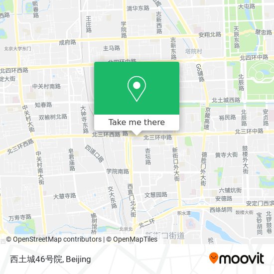 西土城46号院 map