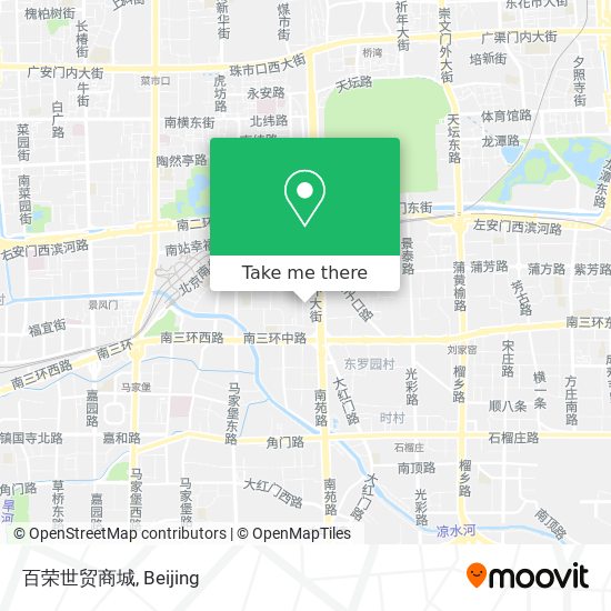 百荣世贸商城 map