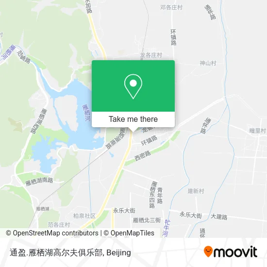 通盈.雁栖湖高尔夫俱乐部 map