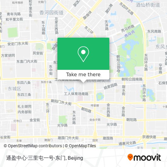 通盈中心·三里屯一号-东门 map