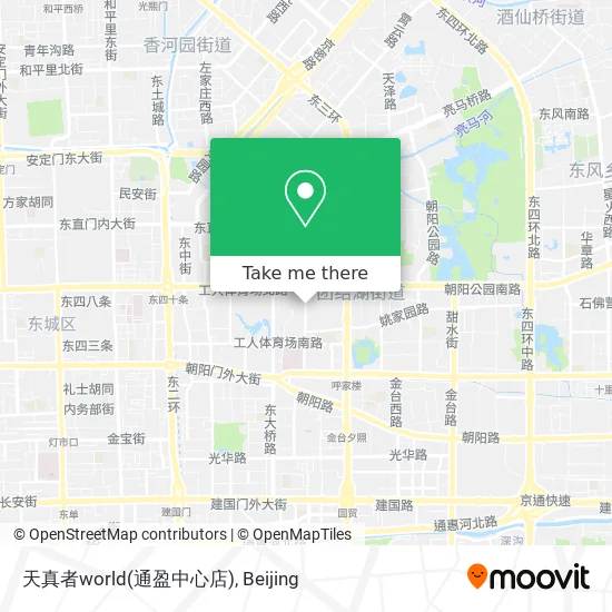 天真者world(通盈中心店) map