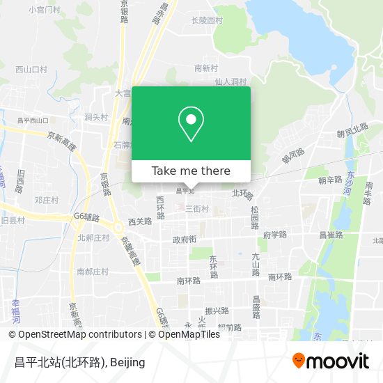 昌平北站(北环路) map