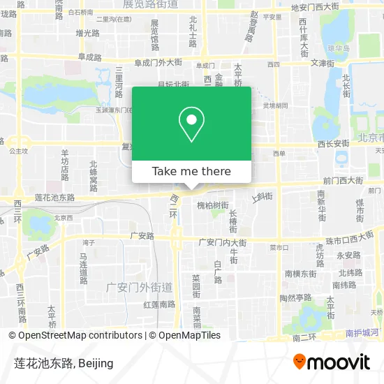 莲花池东路 map