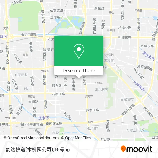 韵达快递(木樨园公司) map