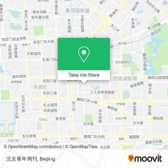 北京青年周刊 map