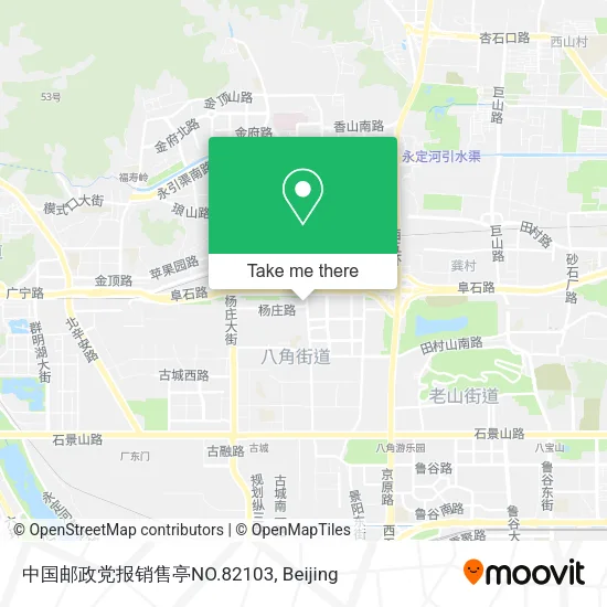 中国邮政党报销售亭NO.82103 map