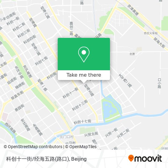 科创十一街/经海五路(路口) map