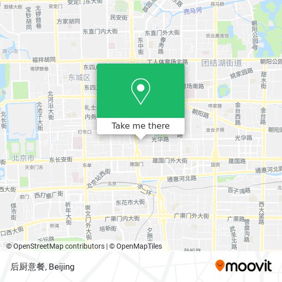 后厨意餐 map