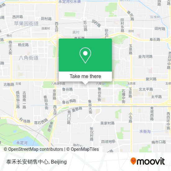 泰禾长安销售中心 map