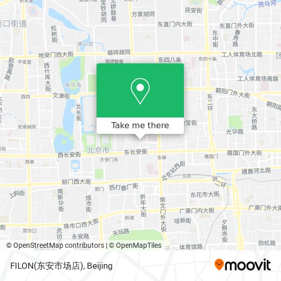 FILON(东安市场店) map