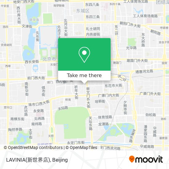 LAVINIA(新世界店) map