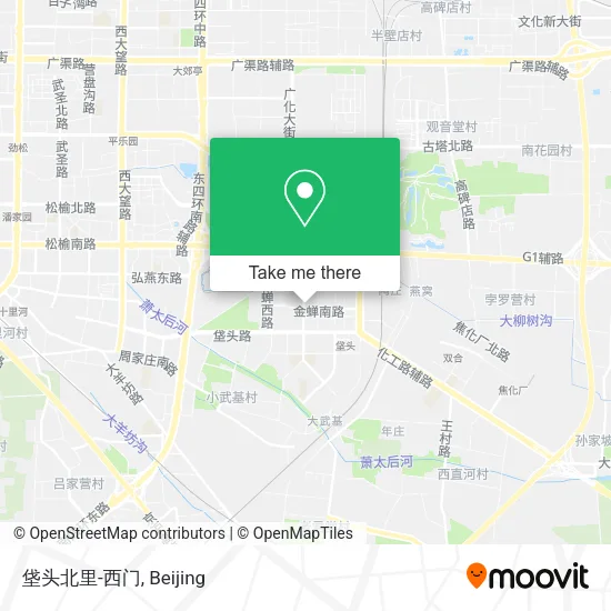 垡头北里-西门 map