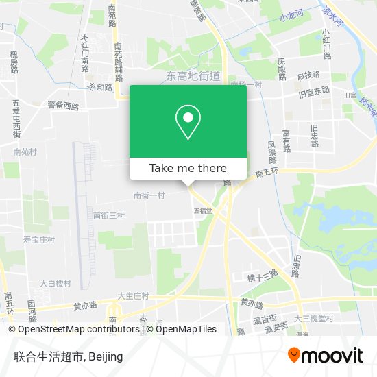 联合生活超市 map