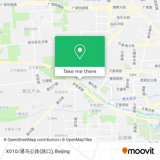 X010/通马公路(路口) map
