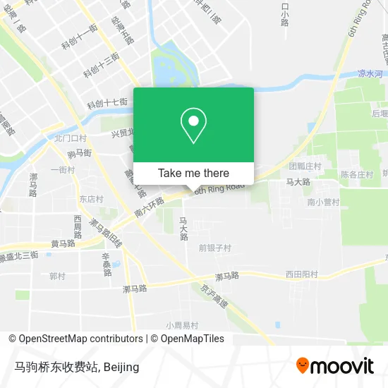 马驹桥东收费站 map