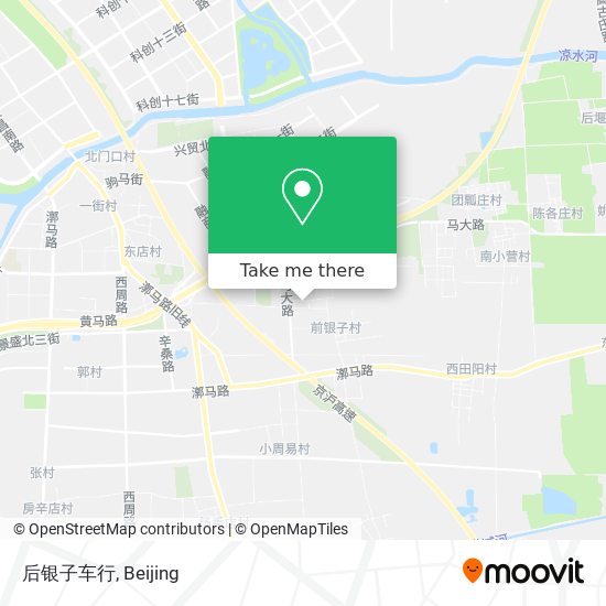 后银子车行 map