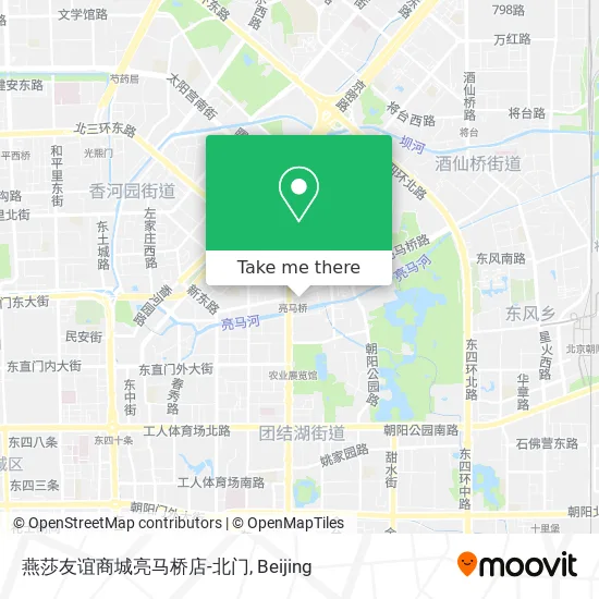 燕莎友谊商城亮马桥店-北门 map