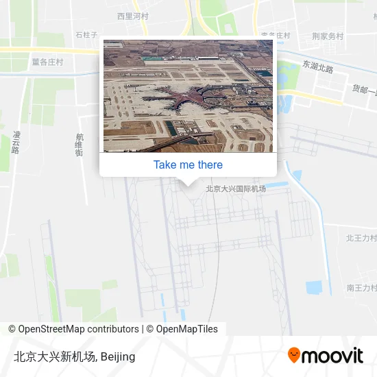 北京大兴新机场 map