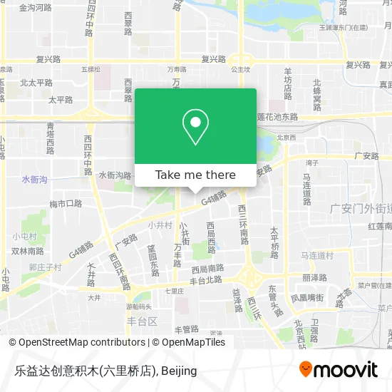 乐益达创意积木(六里桥店) map