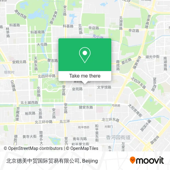 北京德美中贸国际贸易有限公司 map