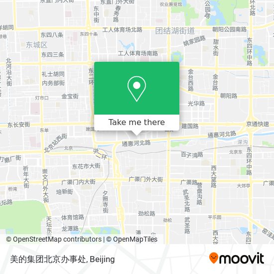 美的集团北京办事处 map