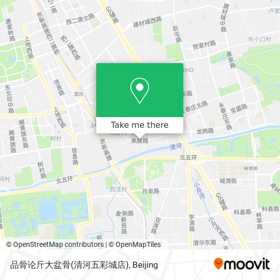 品骨论斤大盆骨(清河五彩城店) map
