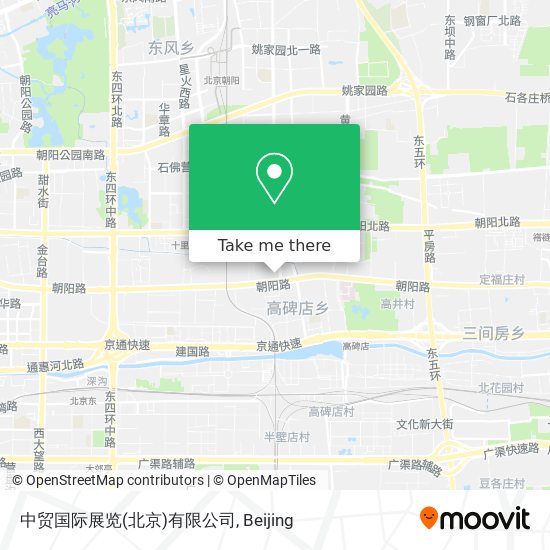 中贸国际展览(北京)有限公司 map