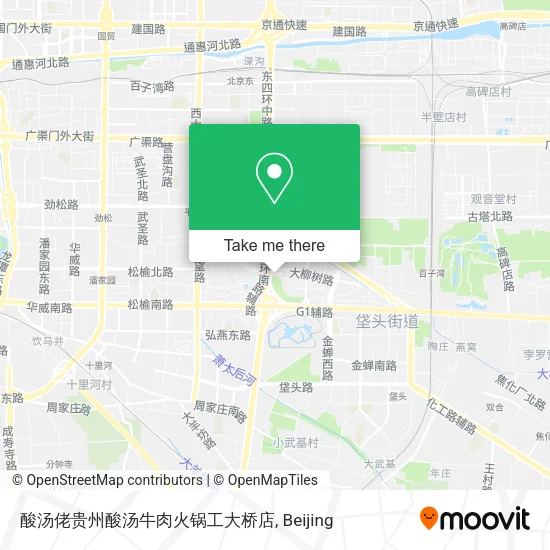 酸汤佬贵州酸汤牛肉火锅工大桥店 map