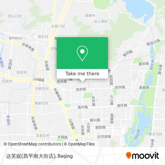 达芙妮(昌平南大街店) map