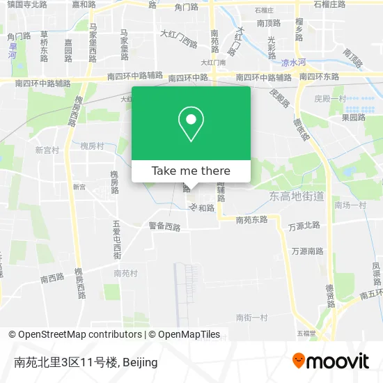 南苑北里3区11号楼 map