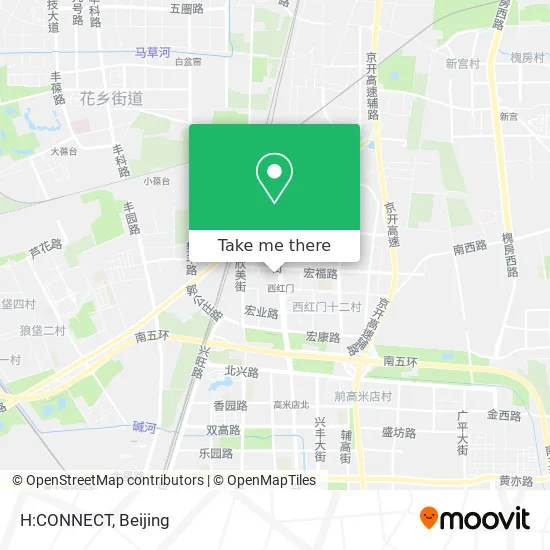 H:CONNECT map