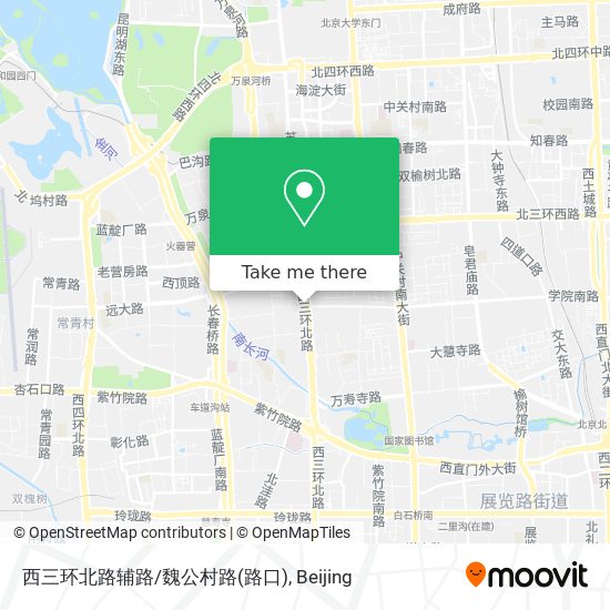 西三环北路辅路/魏公村路(路口) map