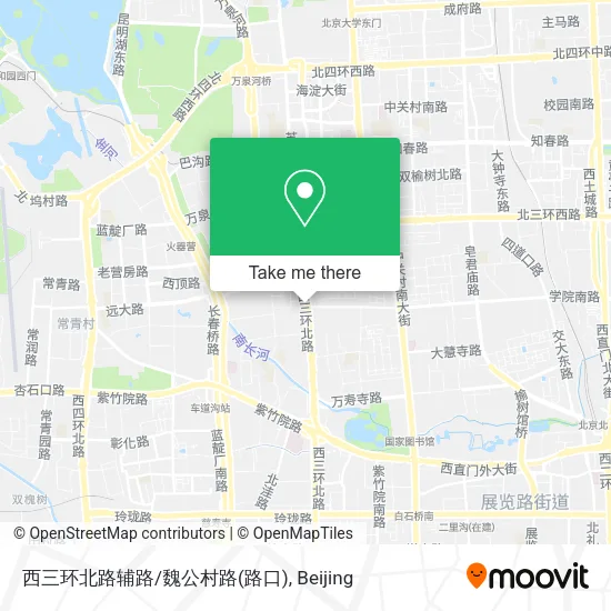 西三环北路辅路/魏公村路(路口) map