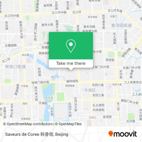 Saveurs de Coree 韩香馆 map